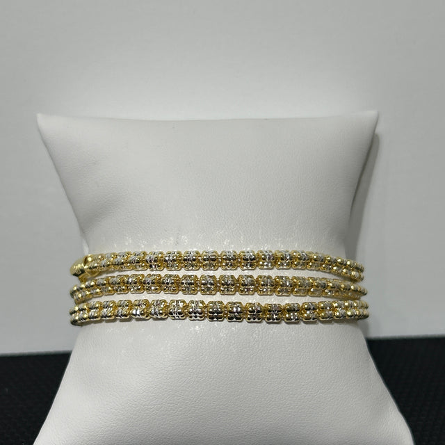 Sterling Silver Ice Bracelet