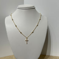 Sterling Silver freshwater pearl necklace.