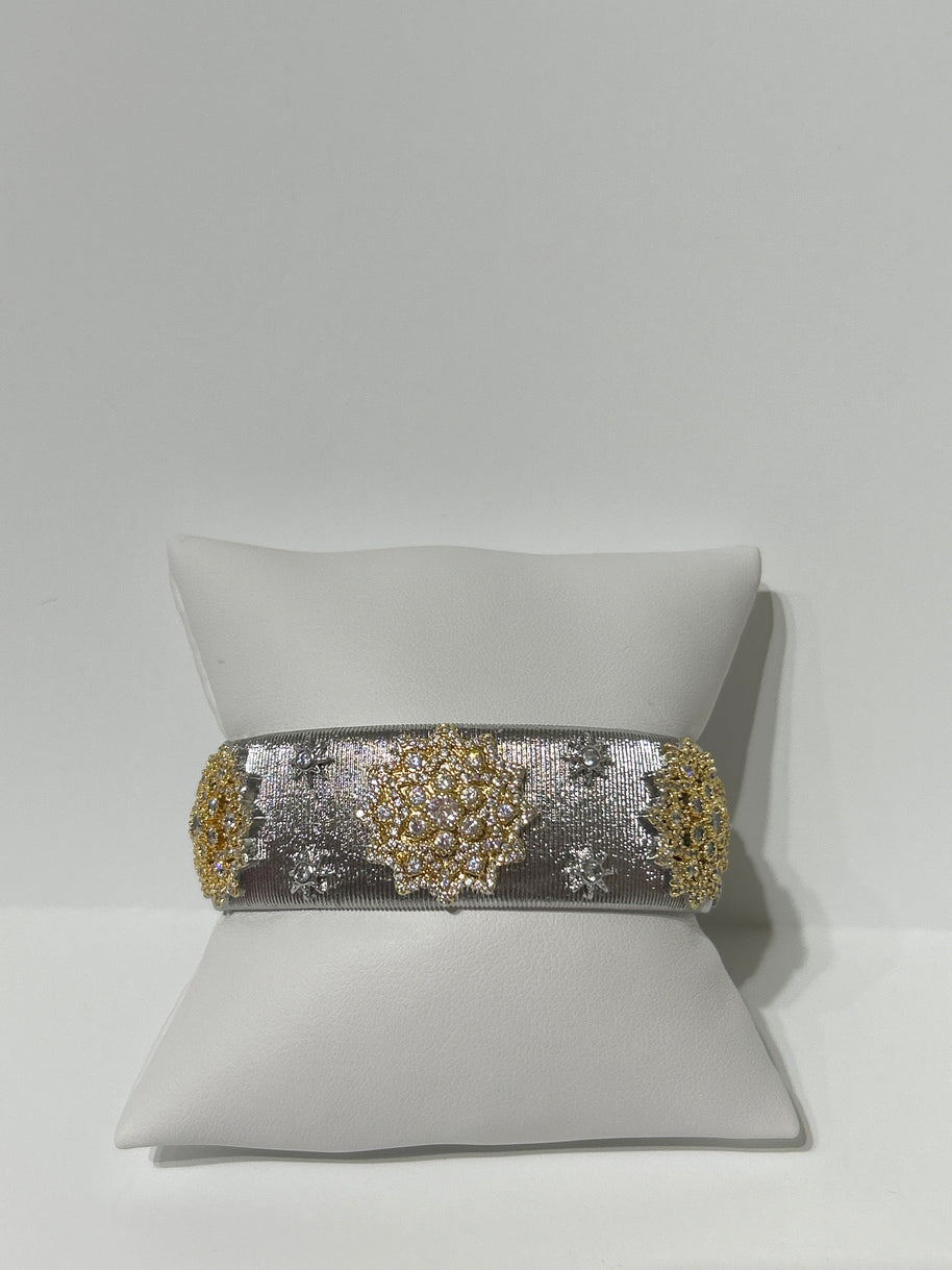 Flower Cuff Bracelet