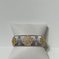 Flower Cuff Bracelet
