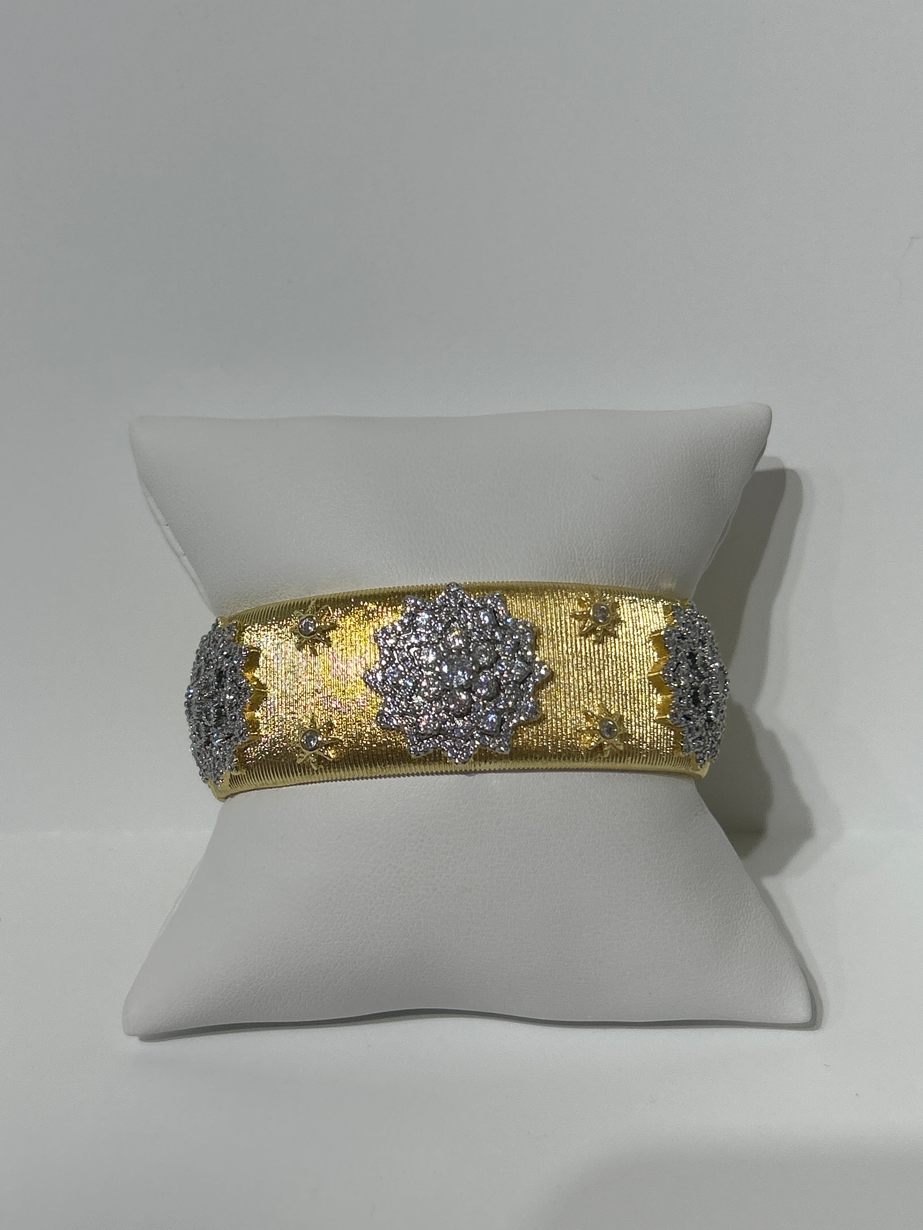 Flower Cuff Bracelet
