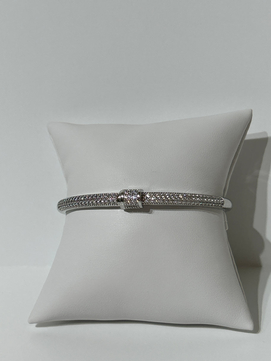 Cubic Zirconia micro pave bracelet