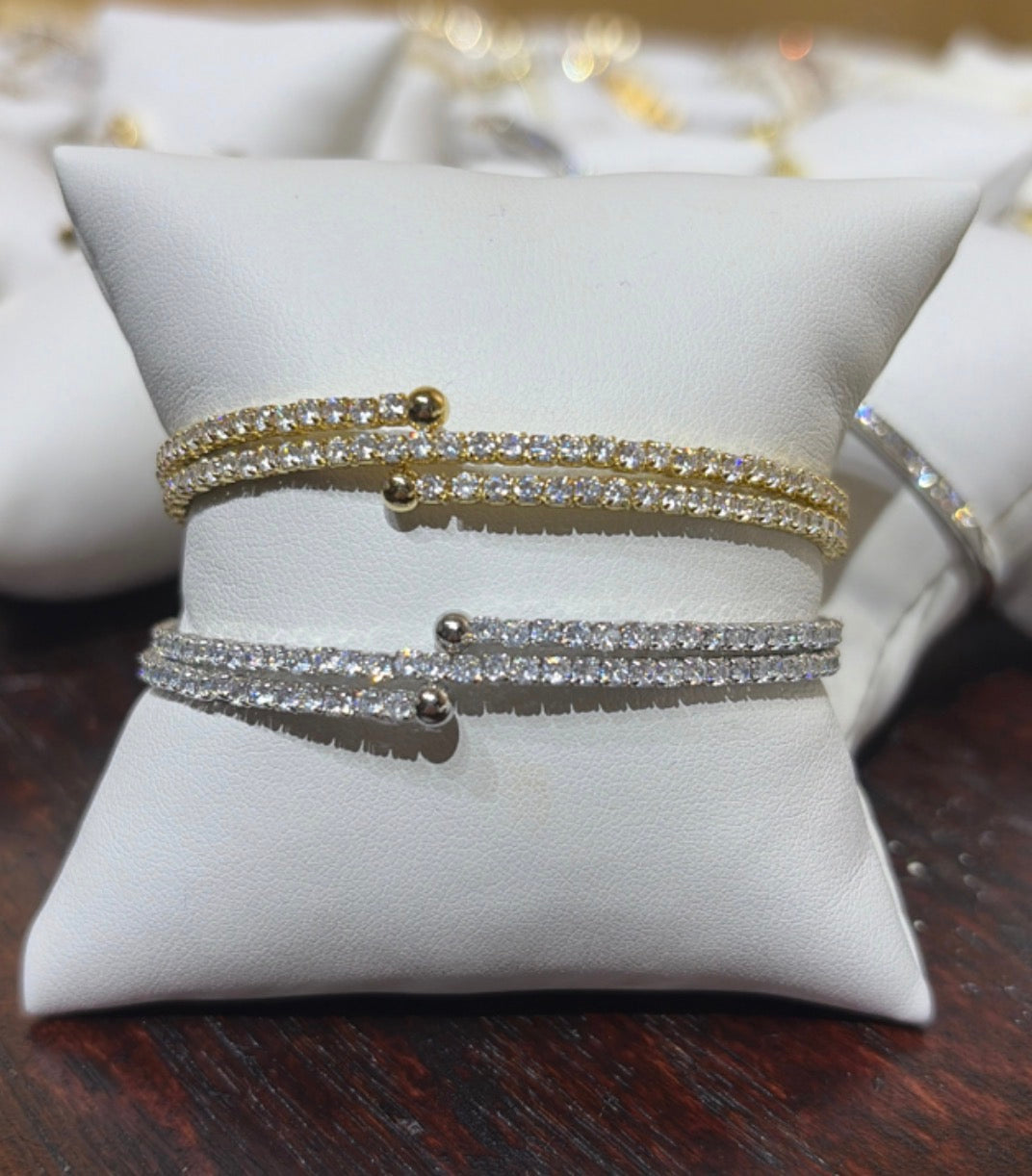 Double Wrap Tennis Bracelet
