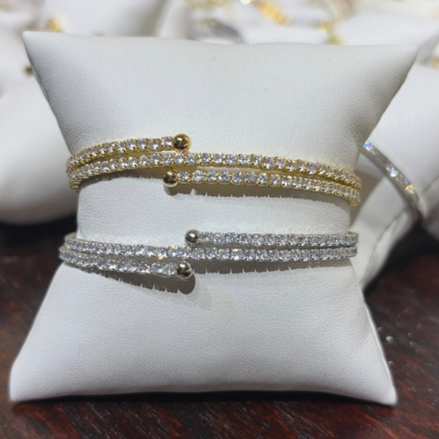 Double Wrap Tennis Bracelet