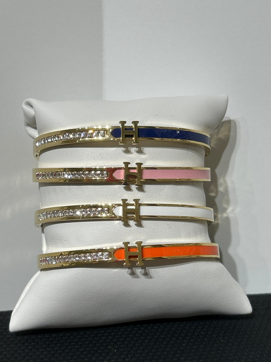 Cubic Zirconia H Bracelet