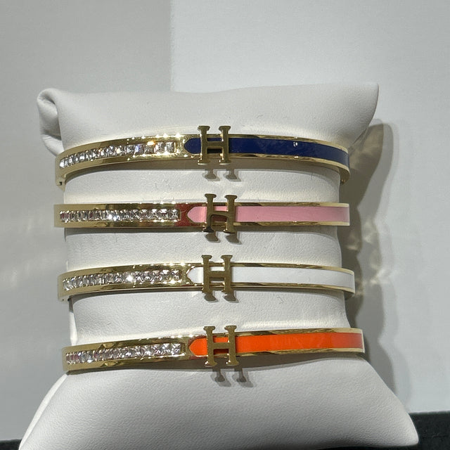 Cubic Zirconia H Bracelet