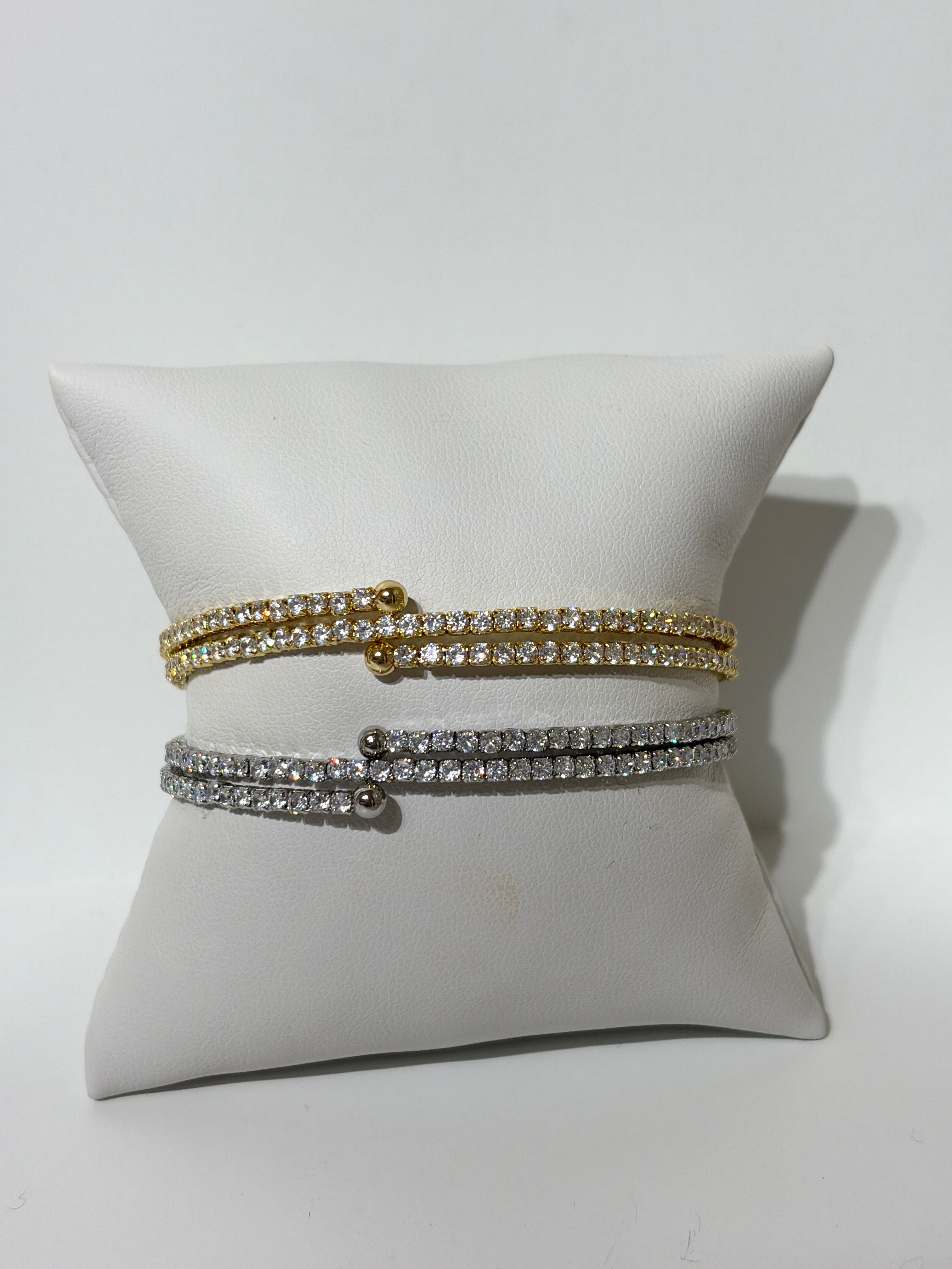Double Wrap Tennis Bracelet