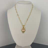 Labubu charm necklace