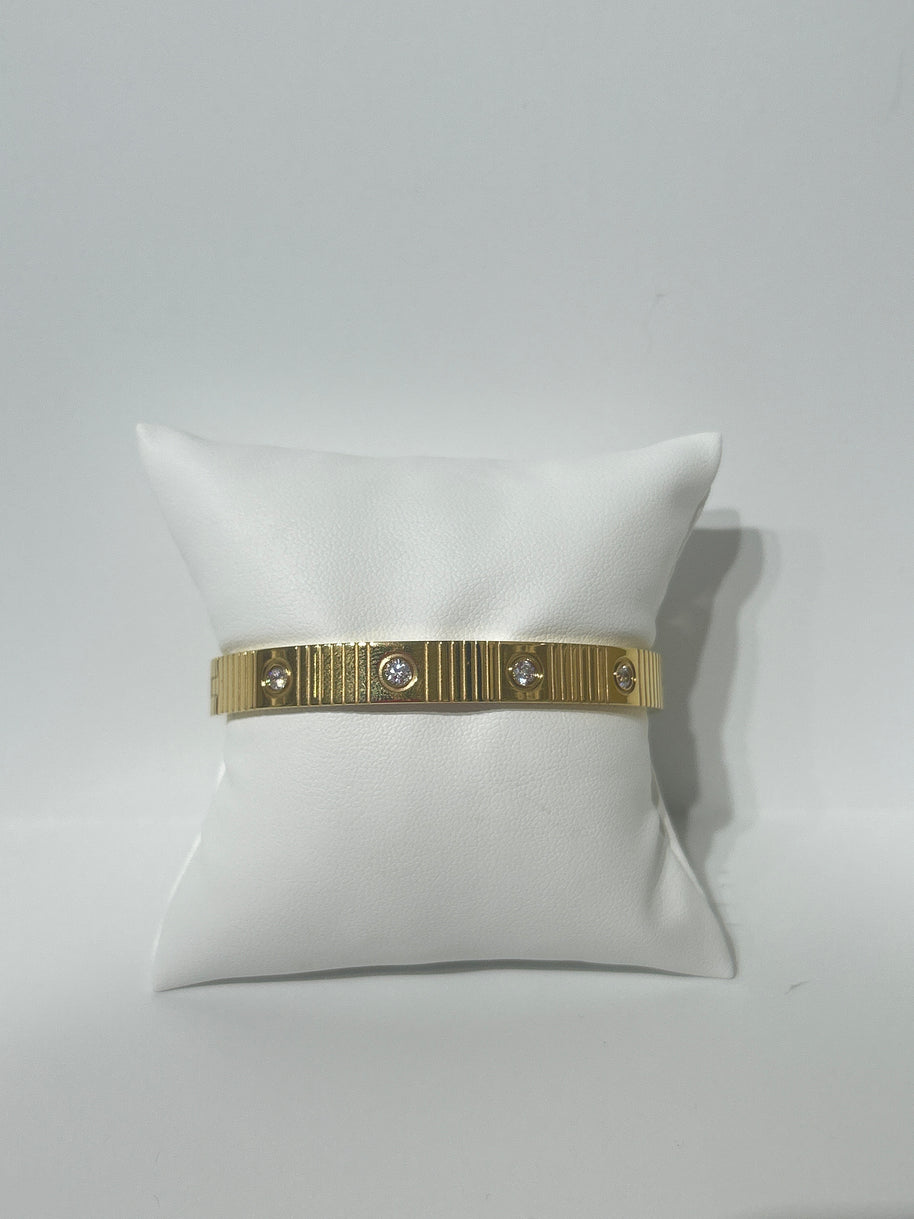Hinged Stainless steel bracelet